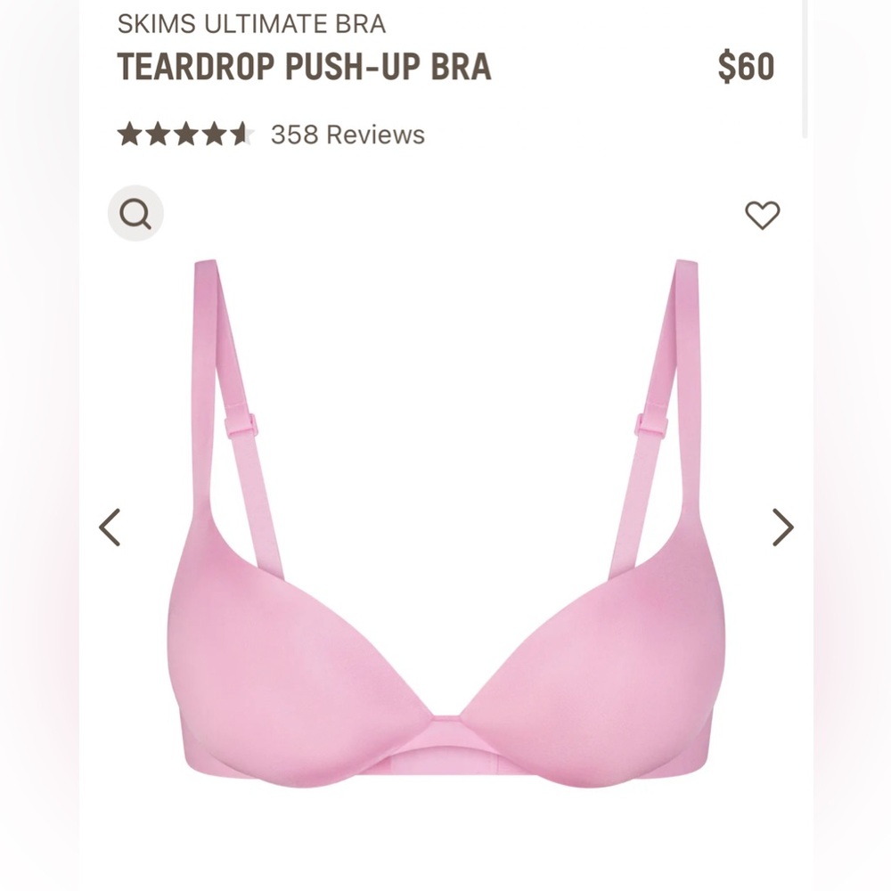 SKIMS TEARDROP PUSH UP BRA